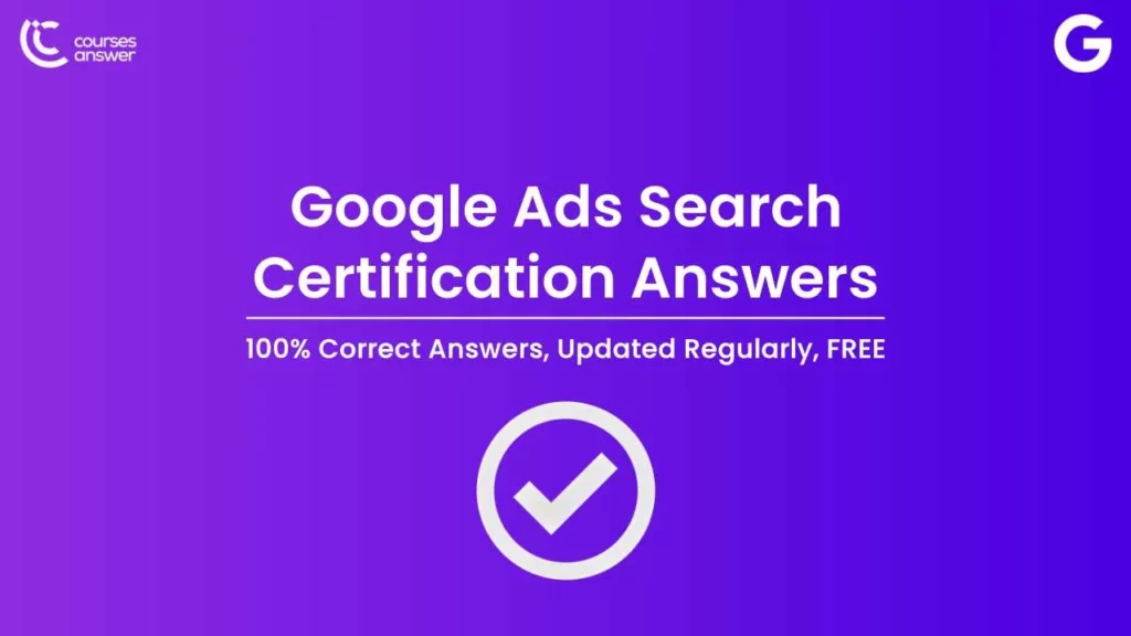 Google Certification Course Questions Answers Courses Answer