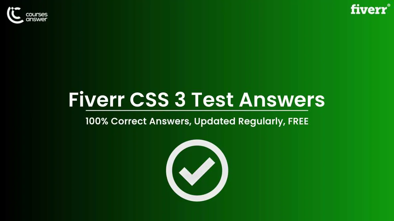 Fiverr CSS 3 Test Answers